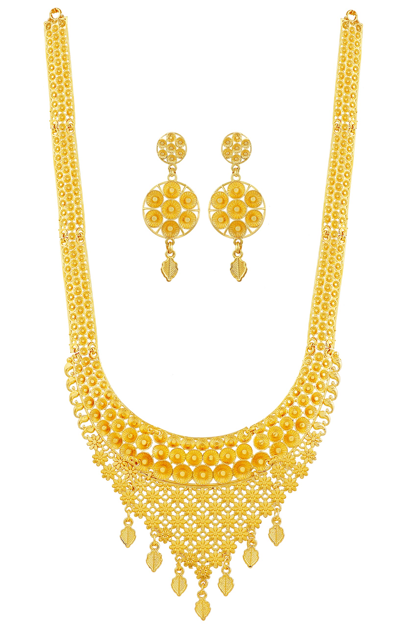 Mansiyaorange Traditional Forming Filgree Long Rani Haar Necklace Set For Women Jewelry/Jualry/Necklace/Jewellery/julry Set For Women (B0BDWZHTH3) Amazon Price History, Amazon Price Tracker