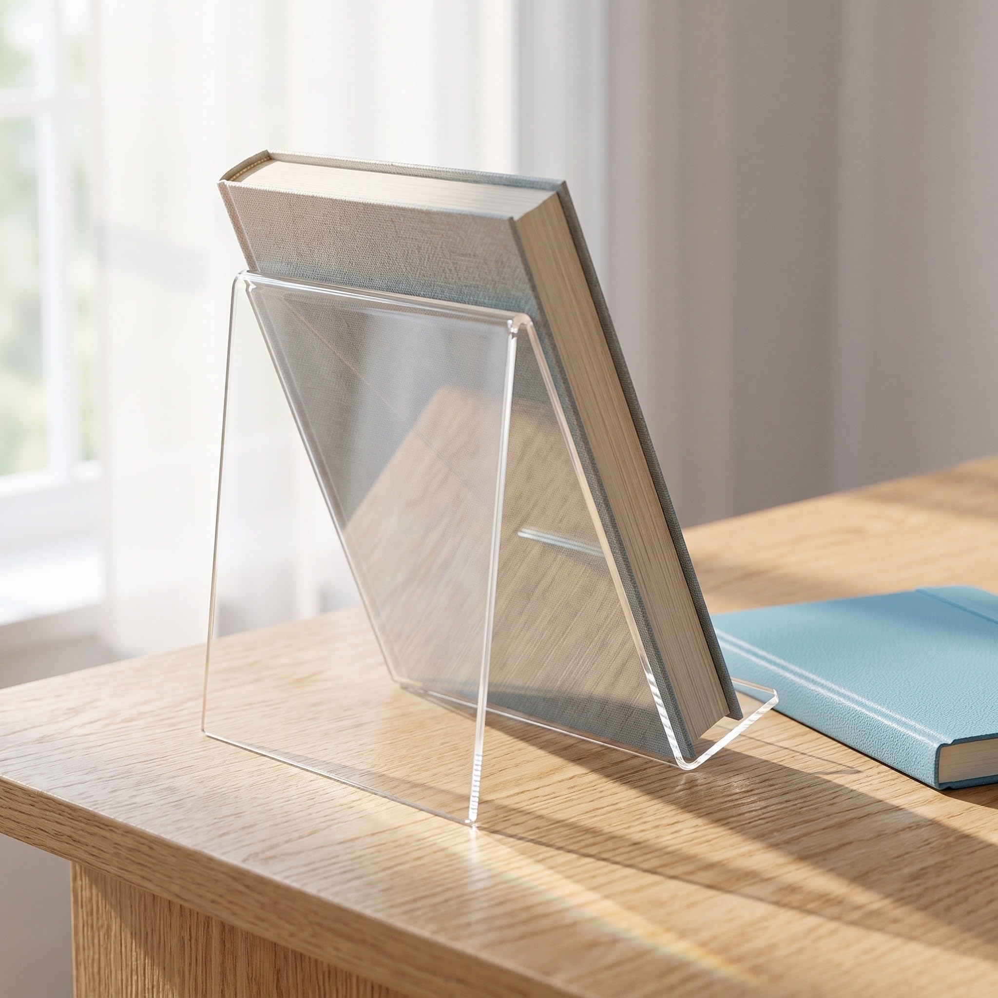 Operitacx 12er-Set Acryl-Buchständer zur Präsentation – Transparente Präsentationsständer, Staffeleien, Sammlerständer für Zuhause, Büro, Schulanfang, Comic-Alben