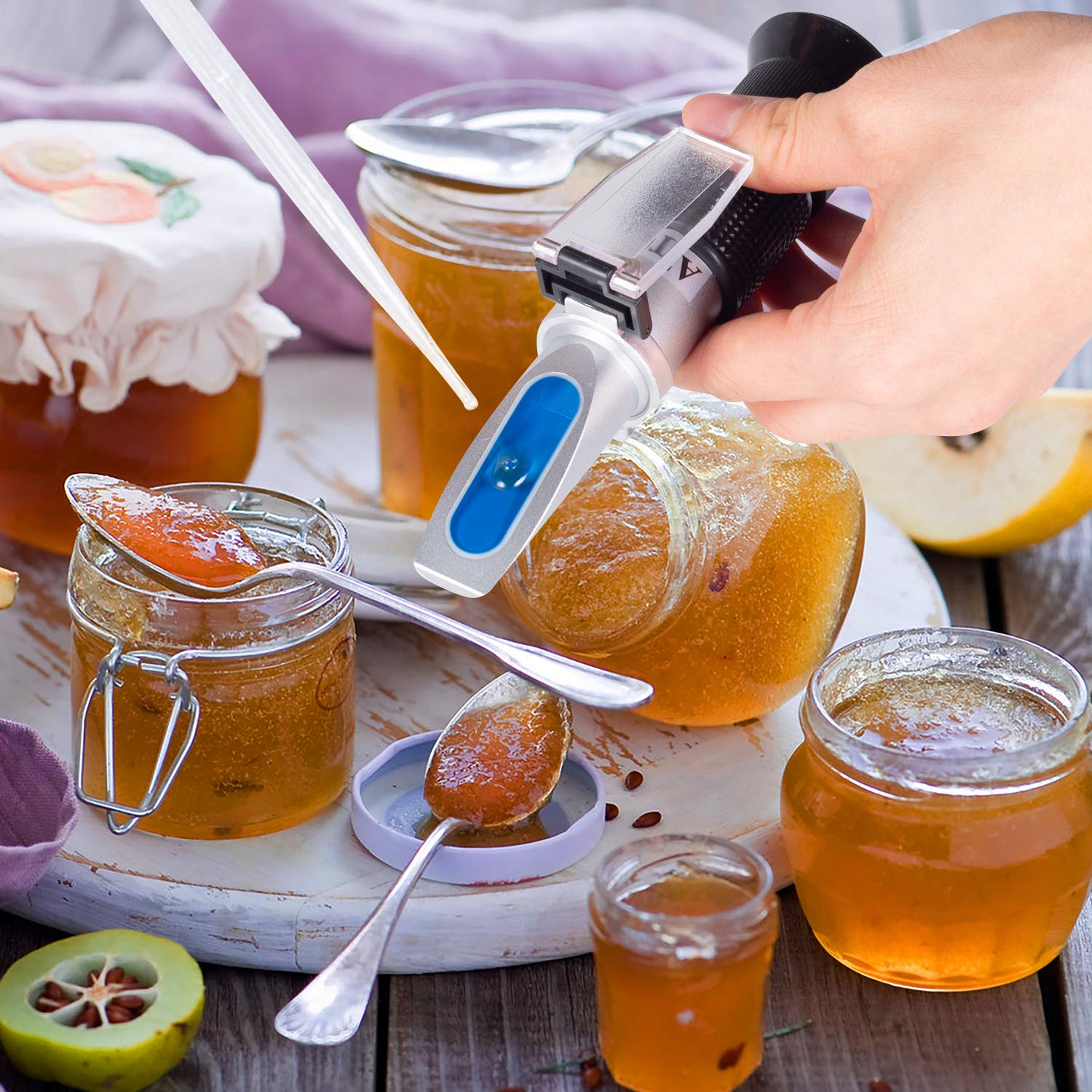 Honey Refractometer - Measure Sugar & Moisture -6