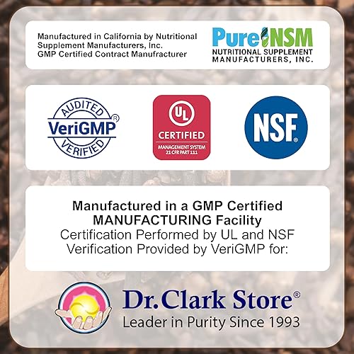 Miniatura 5 de Dr Clark Suplemento de vitamina C de 1000 mg, sin gluten, apoyo inmunológico, potente antioxidante, apoya la función cerebral, promueve la formación