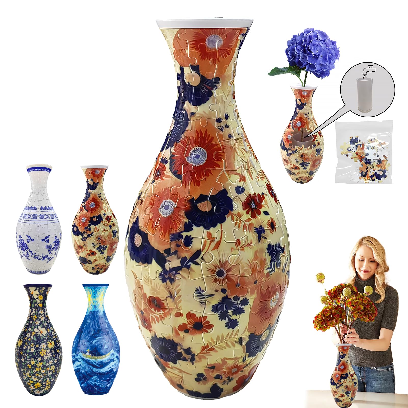 3D Puzzle Vase