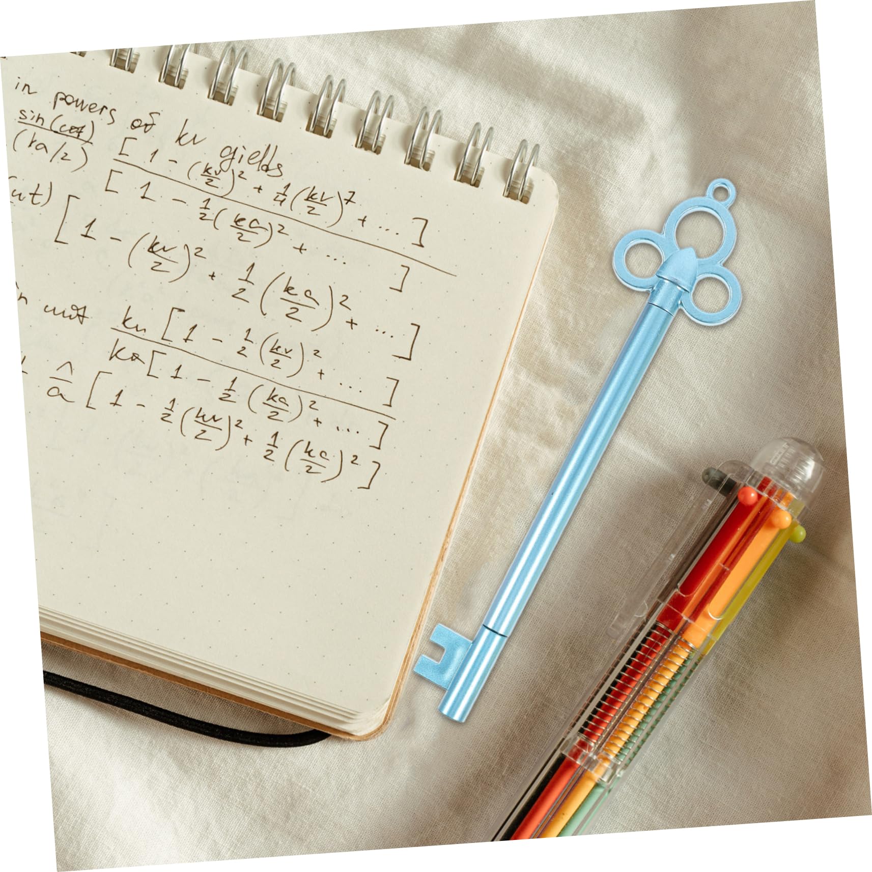 45 Pièces stylo gel mode Stylos gel colorés Set de s s originaux s amusants s encre noire s noir note clé élégant