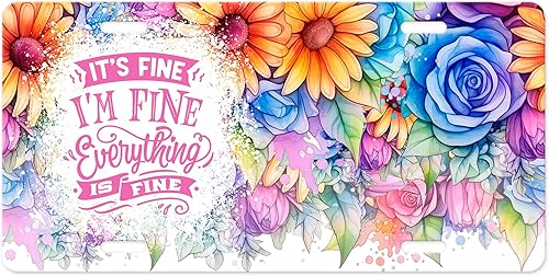 Miniatura 8 de Vanity - Placa de matrícula delantera decorativa - Bonita placa de automóvil fabricada en los Estados Unidos - Placa de metal de aluminio - Placa de