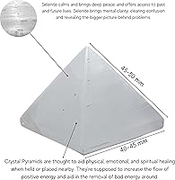 Vista 189 de Amazing Gemstone Amethyst Pyramid Crystal Healing Stones - 2" Great Pyramid Figurine of Natural Stone Pyramid for Meditation, Reiki, Chakra