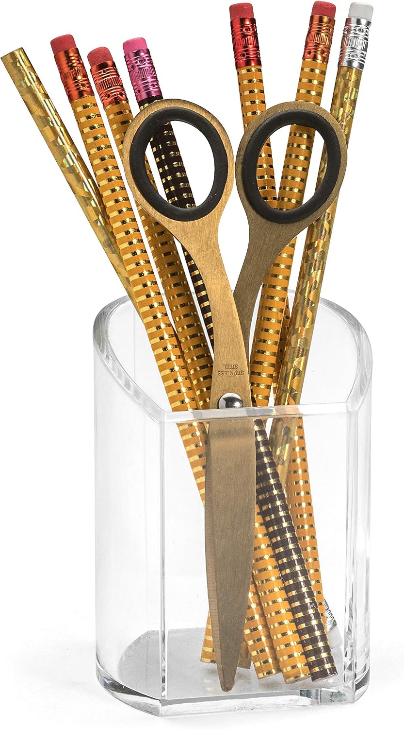 OSCO Clear Acrylic Pen Pot