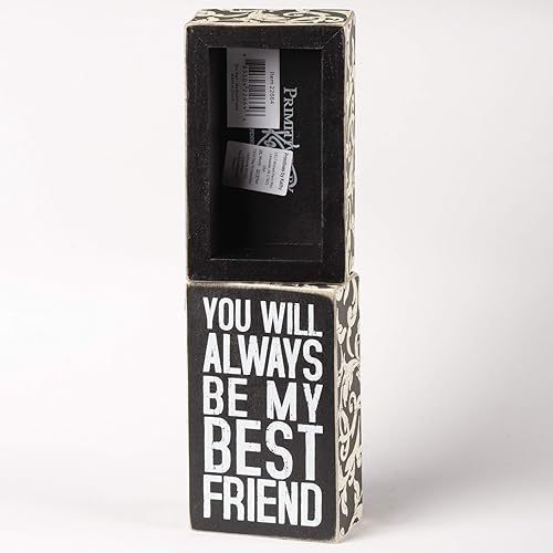 Miniatura 8 de Primitives by Kathy 21338 Cartel de caja con adornos florales, 4 x 4.5 pulgadas, You and I