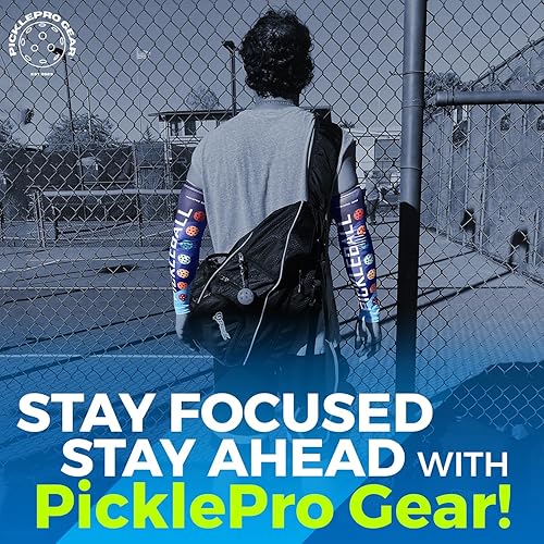 Miniatura 7 de PickleProGear - Mangas de brazo para pickleball (talla ML)  Ajuste de compresión, protección UV  5 diseños elegantes