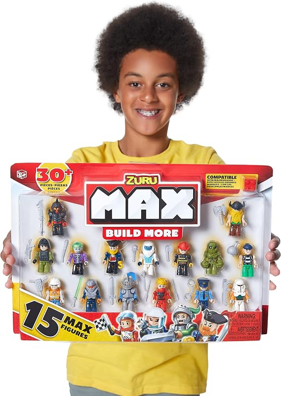 ZURU MAX Build More Mini Figure Set - 15 Figures (Styles Vary) 8344