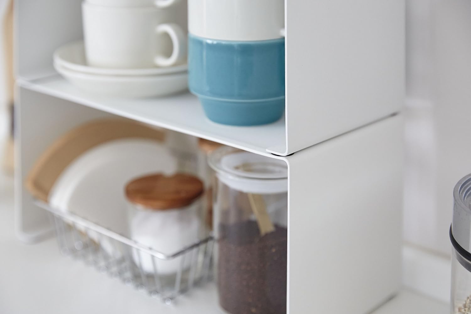 Yamazaki Home Tower Stackable Kitchen Rack – Storage Organizer Counter ...