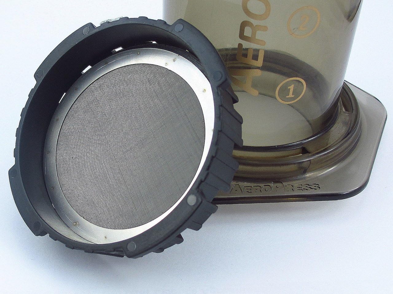 Reusable Filter For Use With The Aeropress Coffee Maker - Ultra Fine Stainless Steel Coffee Filter - Many Copies But The Best From Perky Brew