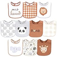 Vista 97 de Hudson - Babero unisex de algodón para bebé, baberos de algodón, talla única , Cactus rosa