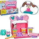 Play-Doh Disney Junior Mickey Mouse Clubhouse, On-The-Go Bakery Playset with Minnie Mouse, Play Food Preschool Toys, Arts & Crafts Gifts for Kids 2+