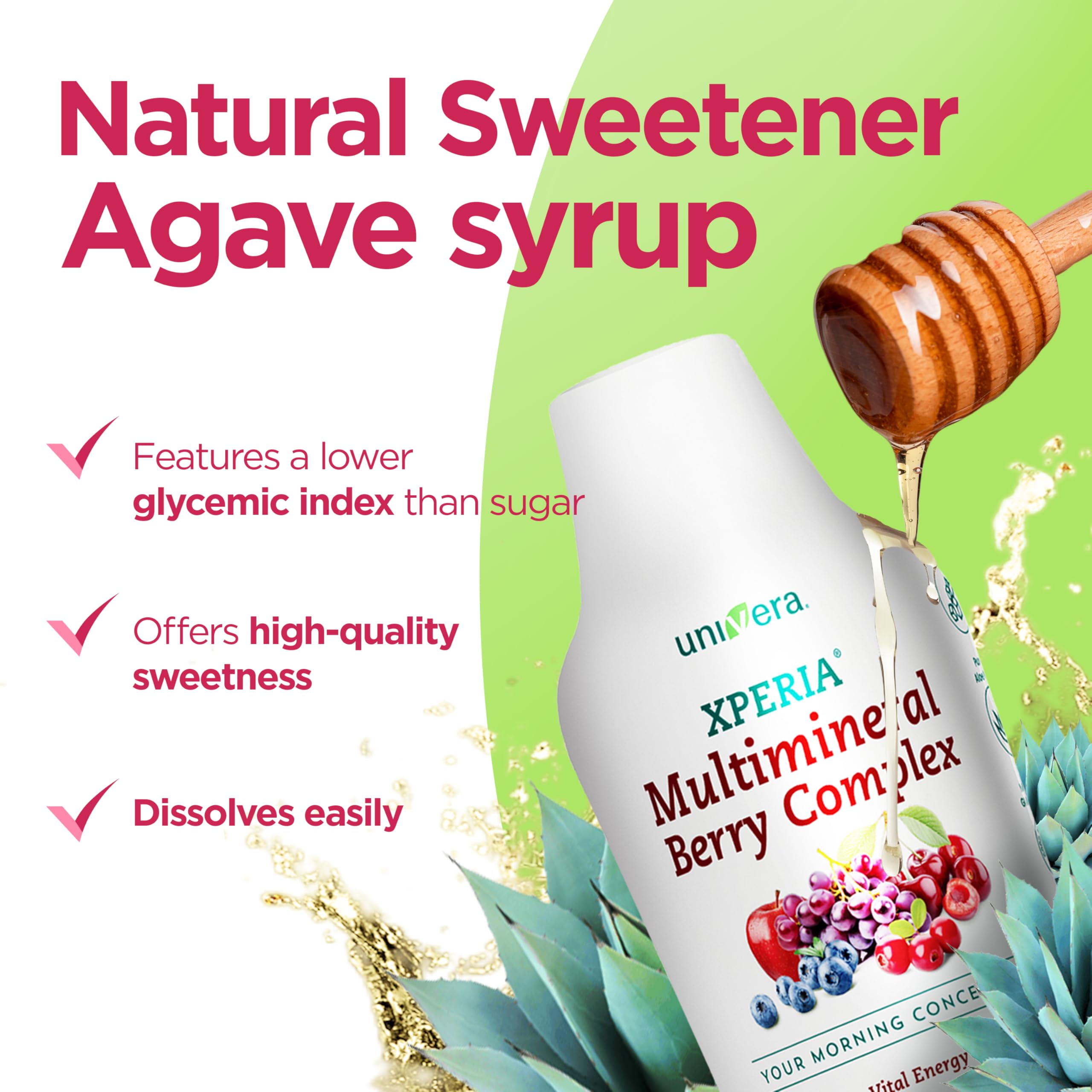 Xperia Concentrate Liquid Energy Concentrate, Herbal Multivitamin & Mineral Drink Concentrate with Ashwagandha, Liquid Energy Morning Boost, Energy Syrup with Agave & Stevia, 30 fl oz (30-Day Supply) — Amazon image 4