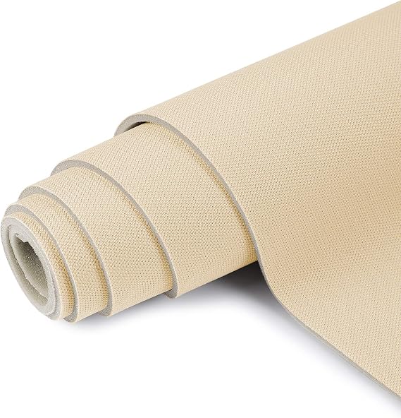 otoez Auto Headliner Fabric 60 L 36 W with Foam Backing Interior Roof Replacement Material for Car Truck/SUV/RV/Home Repair DIY Headliner Material (Beige)