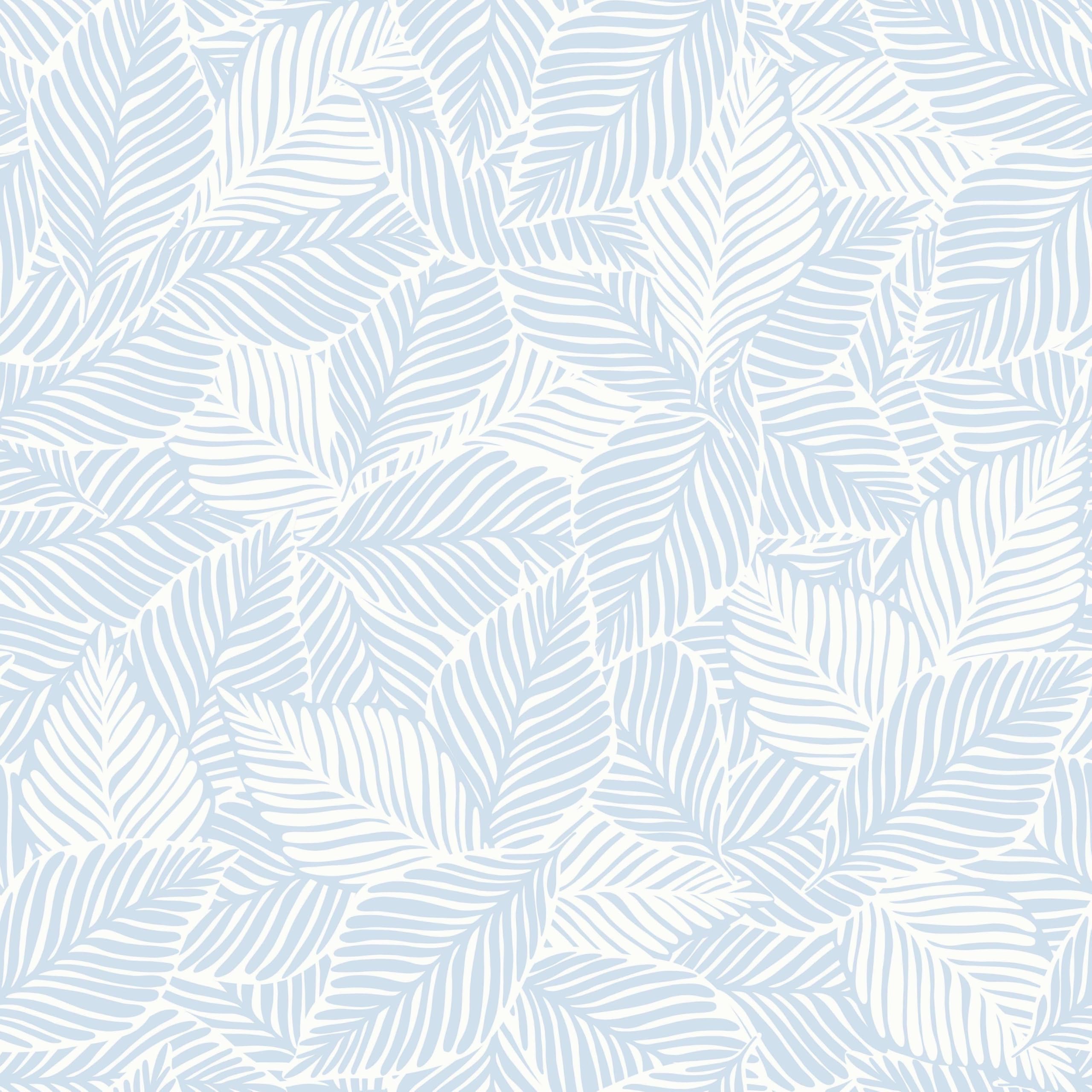 Dimoon Papier peint géométrique bleu à décoller et à coller pour salle de bain et cuisine, papier peint botanique à rayures botaniques à coller sur papier peint bohème, papier peint amovible en vinyle