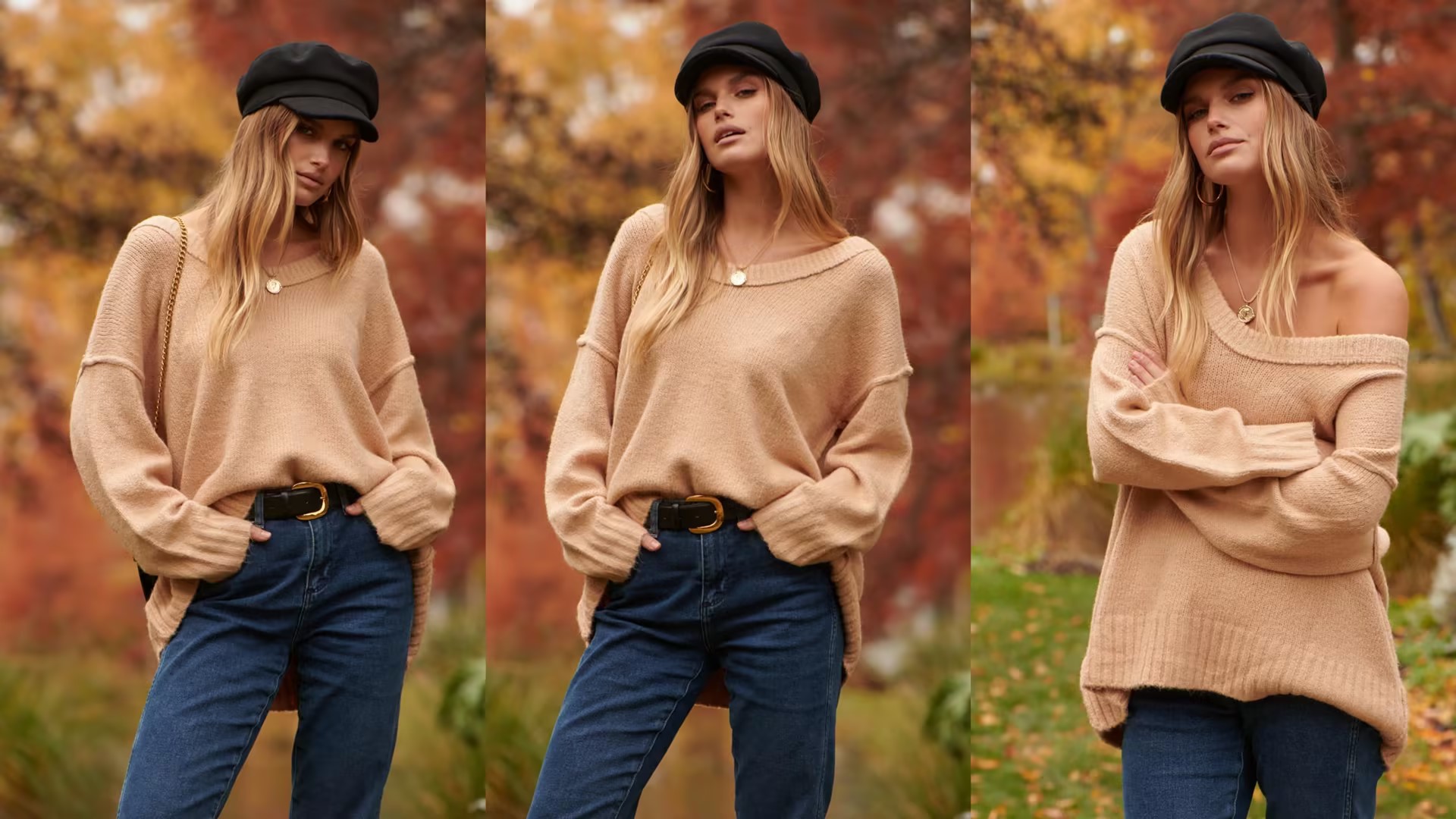 トップス everyone oversized low gauge knit ANRABESS Women's Oversized Fashion Long Sleeve Quarter Zip Baggy