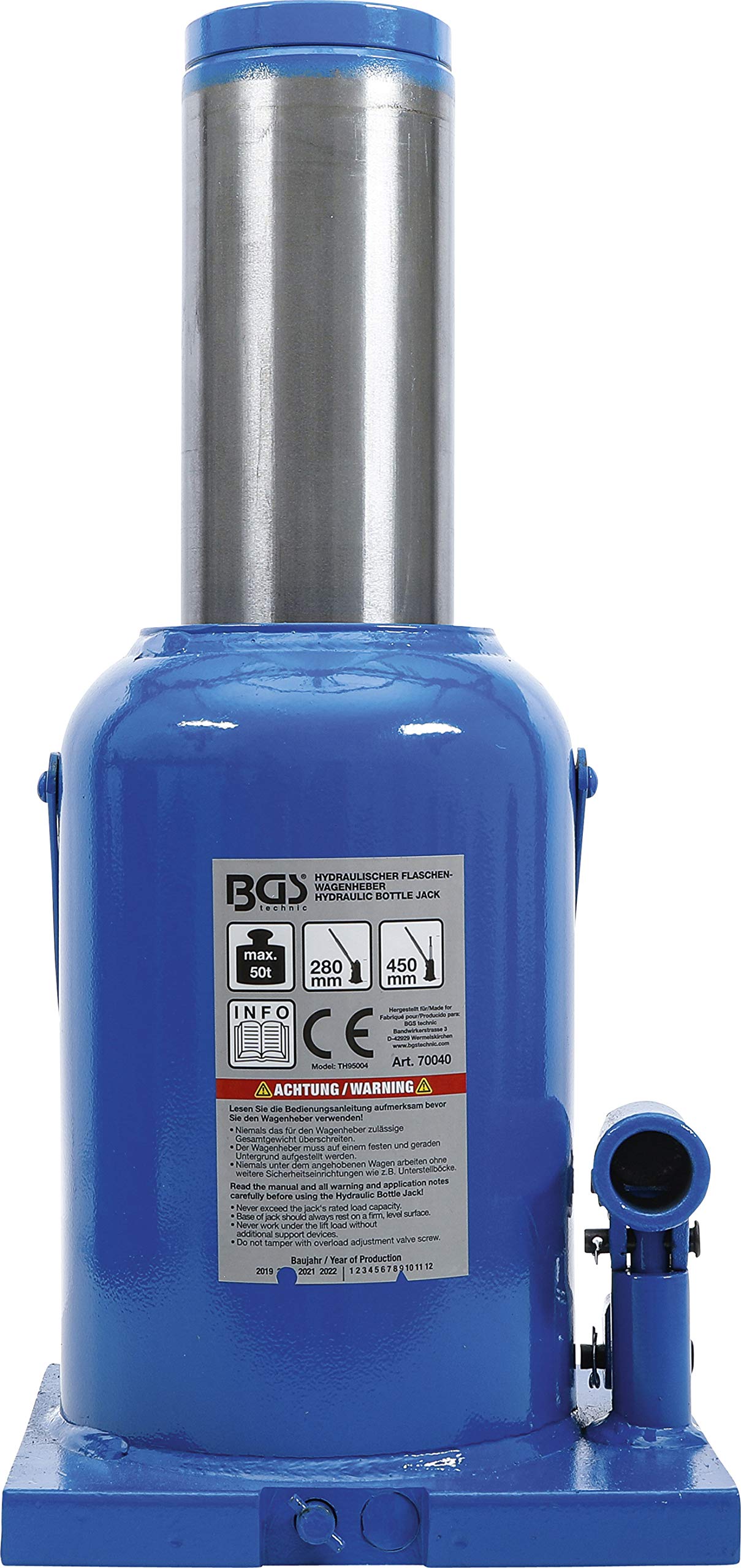 BGS 70040 | Martinetto idraulico di sollevamento | 50 t