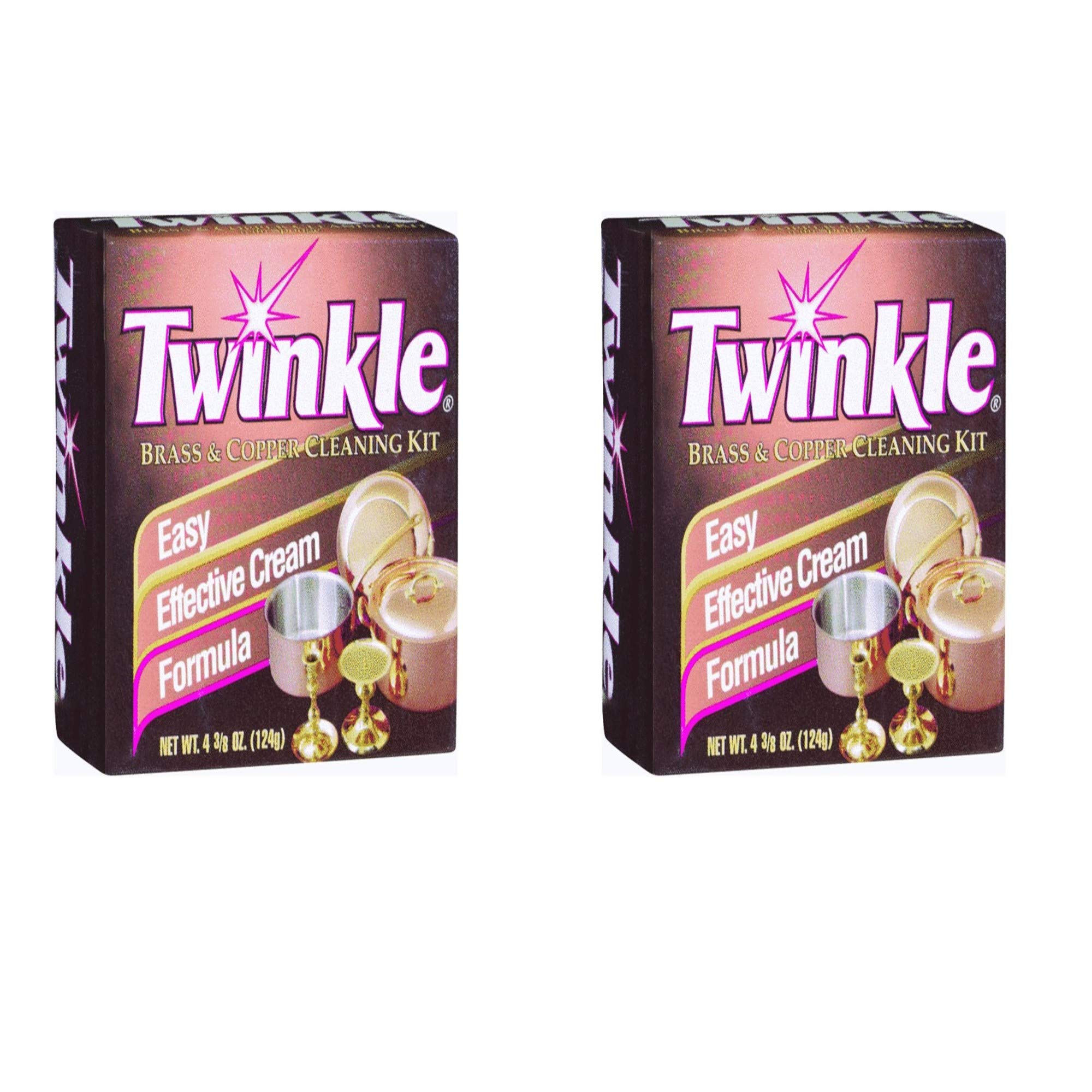 Malco Products Inc. 525105 Twinkle Brass and Copper Cleaning Kit - 2 Pack