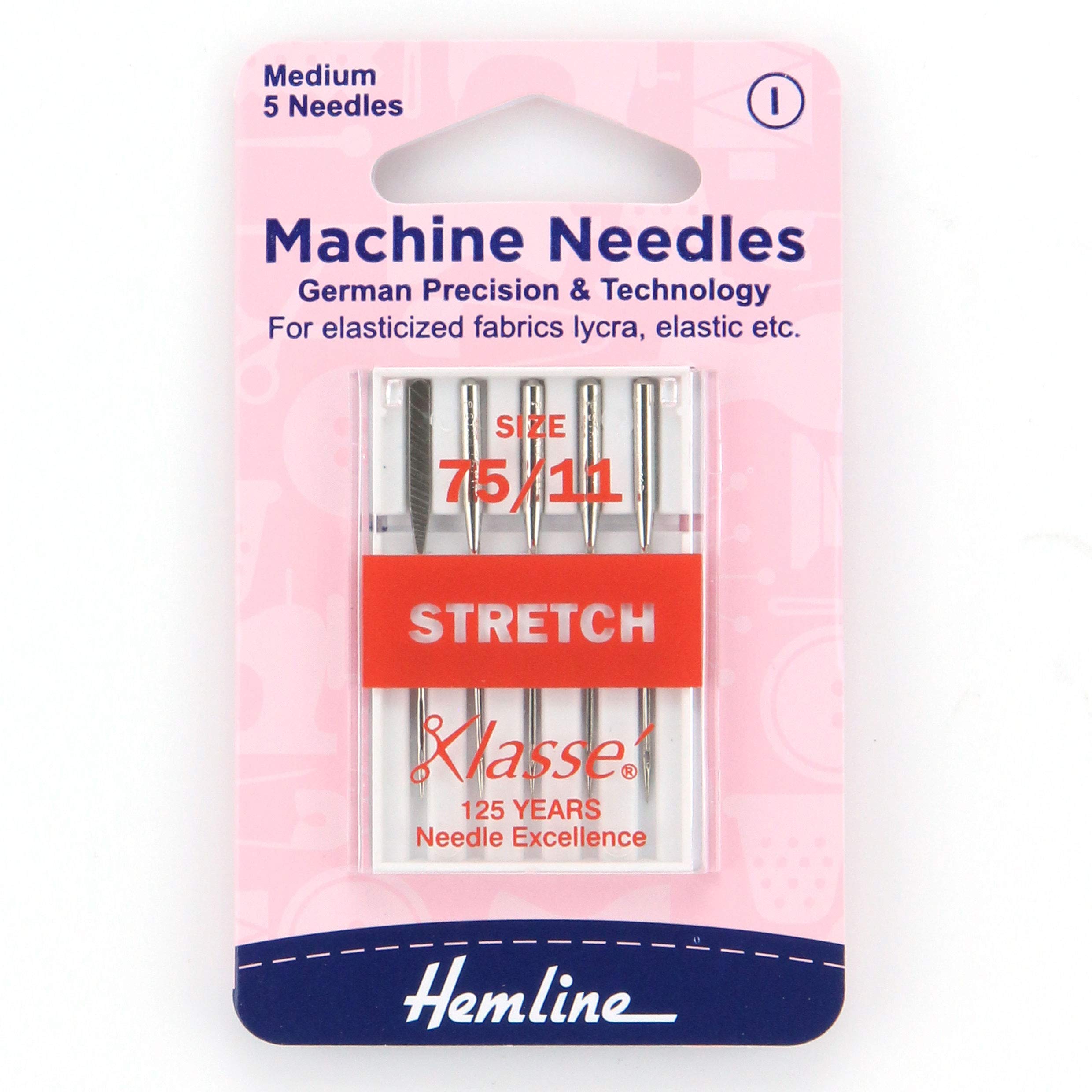 Hemline Machine Needles - Stretch 75/11 (Fine)