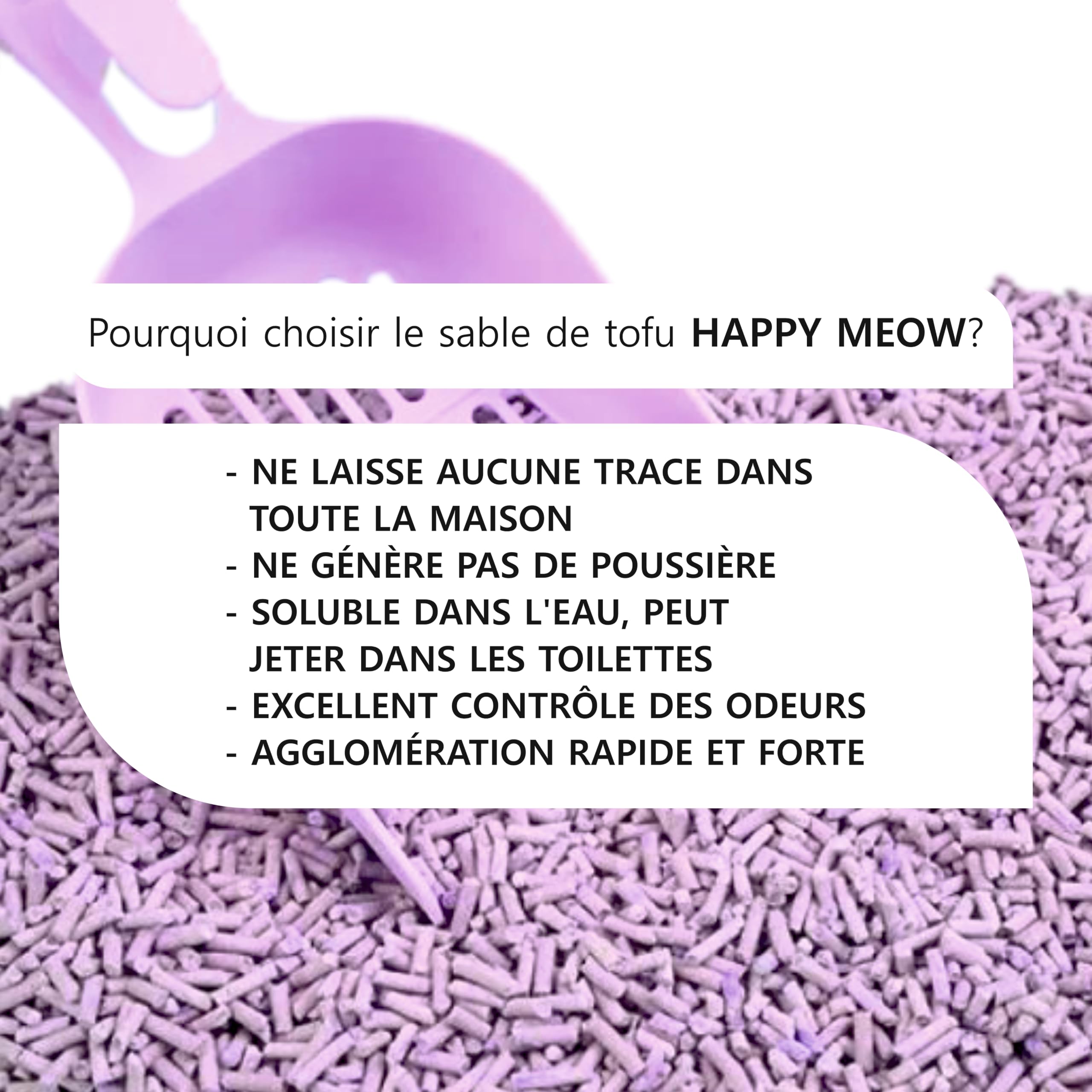 Litière de tofu pour chats (18 L/7,5 kg) - Naturel et biodégradable - Agglomérant instantané, faible en poudre, contrôle des odeurs durable, ultra absorbant, jetable dans les toilettes