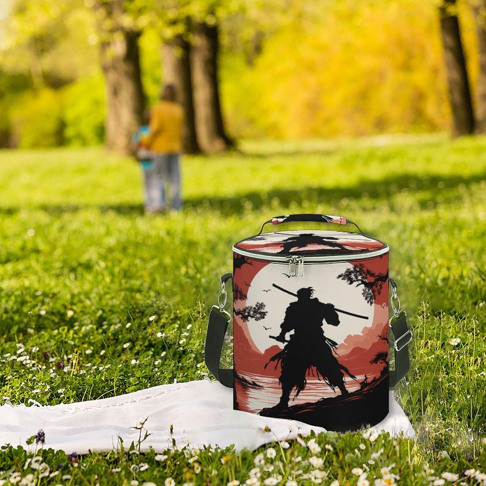 Samurai, borsa termica morbida multi-tasca, borsa da spiaggia isolata a prova di perdite, pieghevole, per spiaggia, viaggi, lavoro