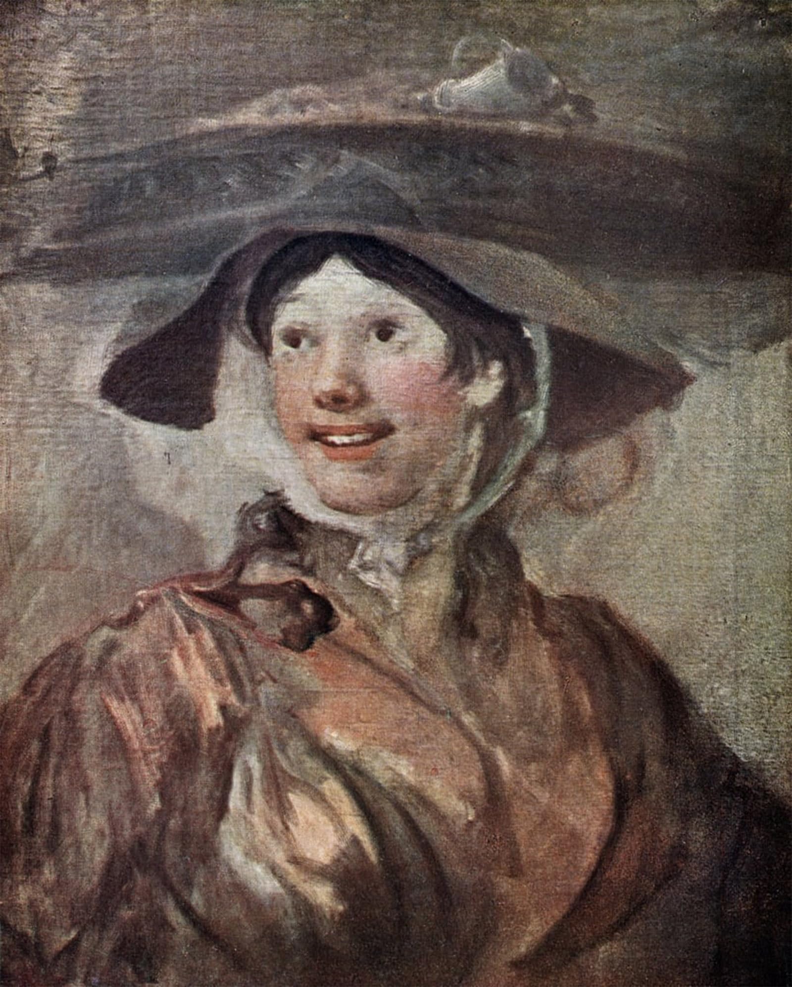 ARTXLXXBN Famous Art Print Poster Vintage Wall Art the Shrimp Girl by William Hogarth Canvas Art Poster for Home Decor 60x90cm
