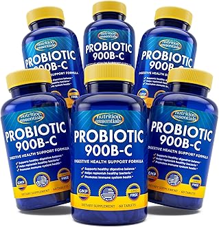 Probiotics for Women and Men - with Natural Lactase Enzyme and Prebiotic Fiber for Digestive Health - 80%+ More Potent Supplement for Gut Health Support - Vegan Raw Probiotic Formula Made in The USA