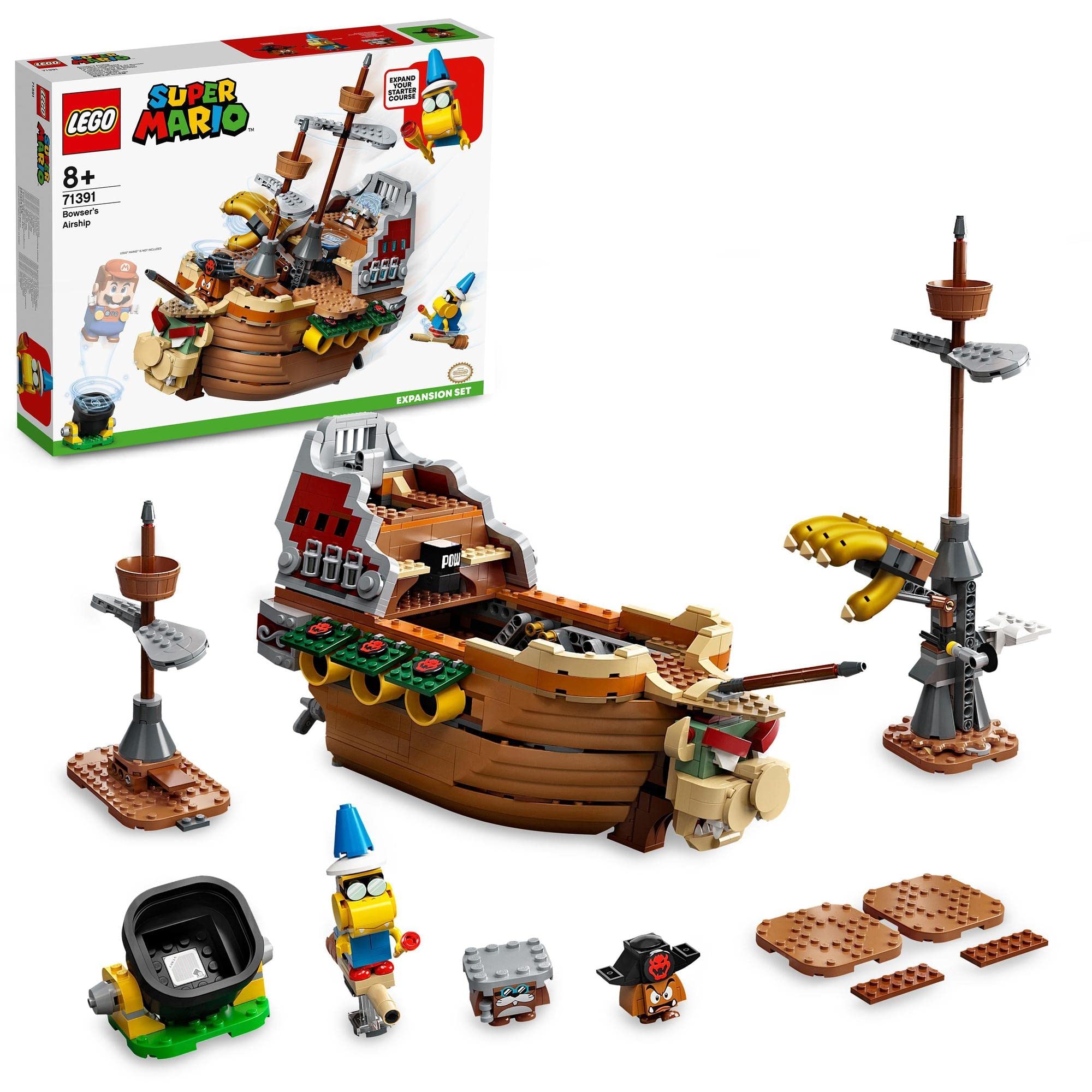 Amazon.co.jp: レゴ(LEGO) スーパーマリオ のりこめ！ クッパのひこう 