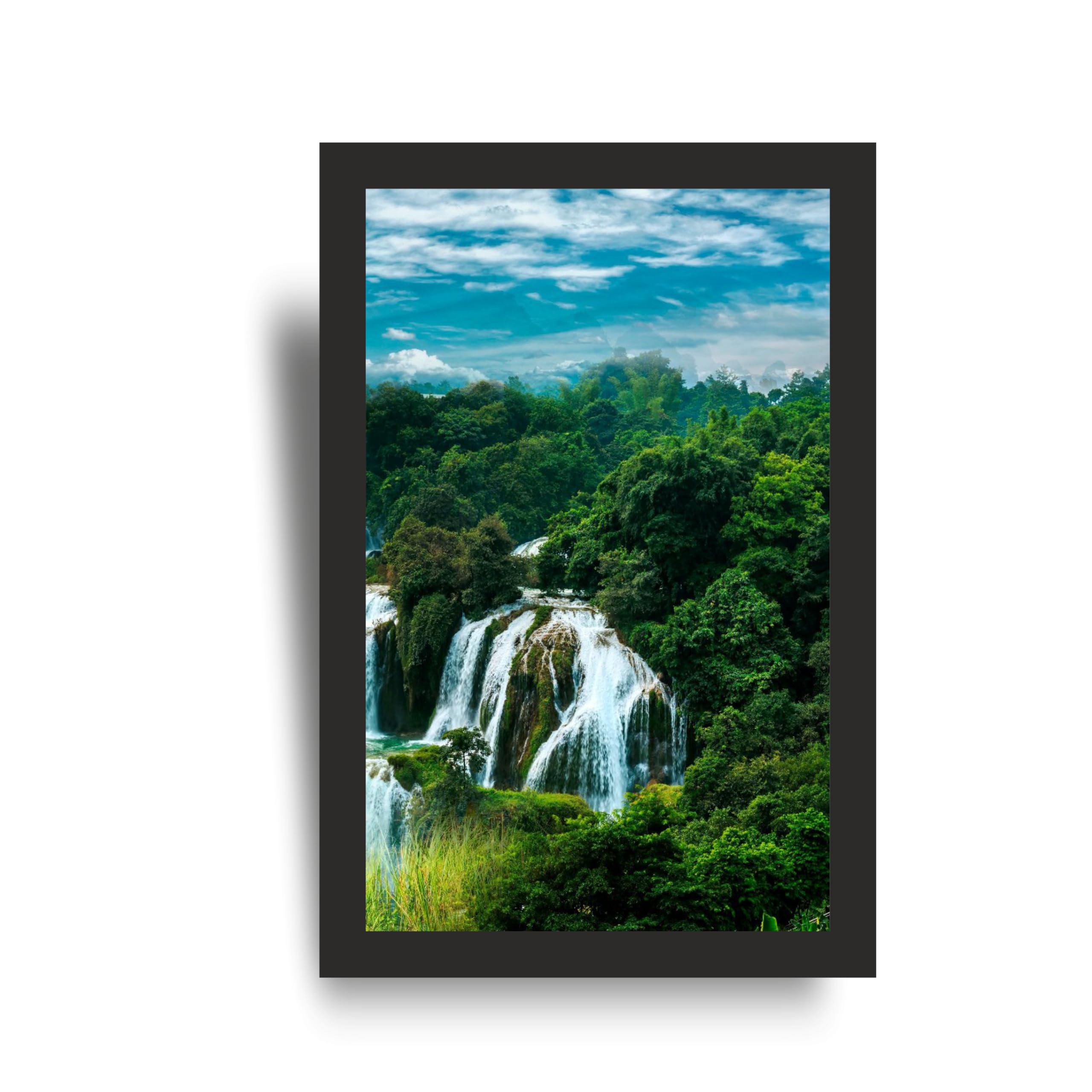 Multi Cascade Waterfall Forest Wall Art Set of 3 – view 4