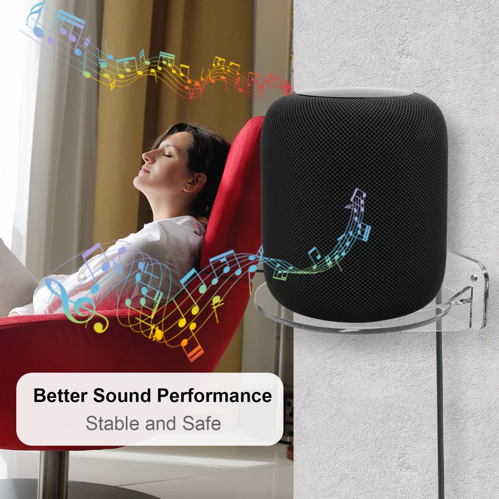 Tribit Speaker HEWYIOS Suitable For Homepod Stands 1st Generation