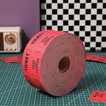 海外チケット【5ロール】【1000枚ずつ】ロールチケット 海外