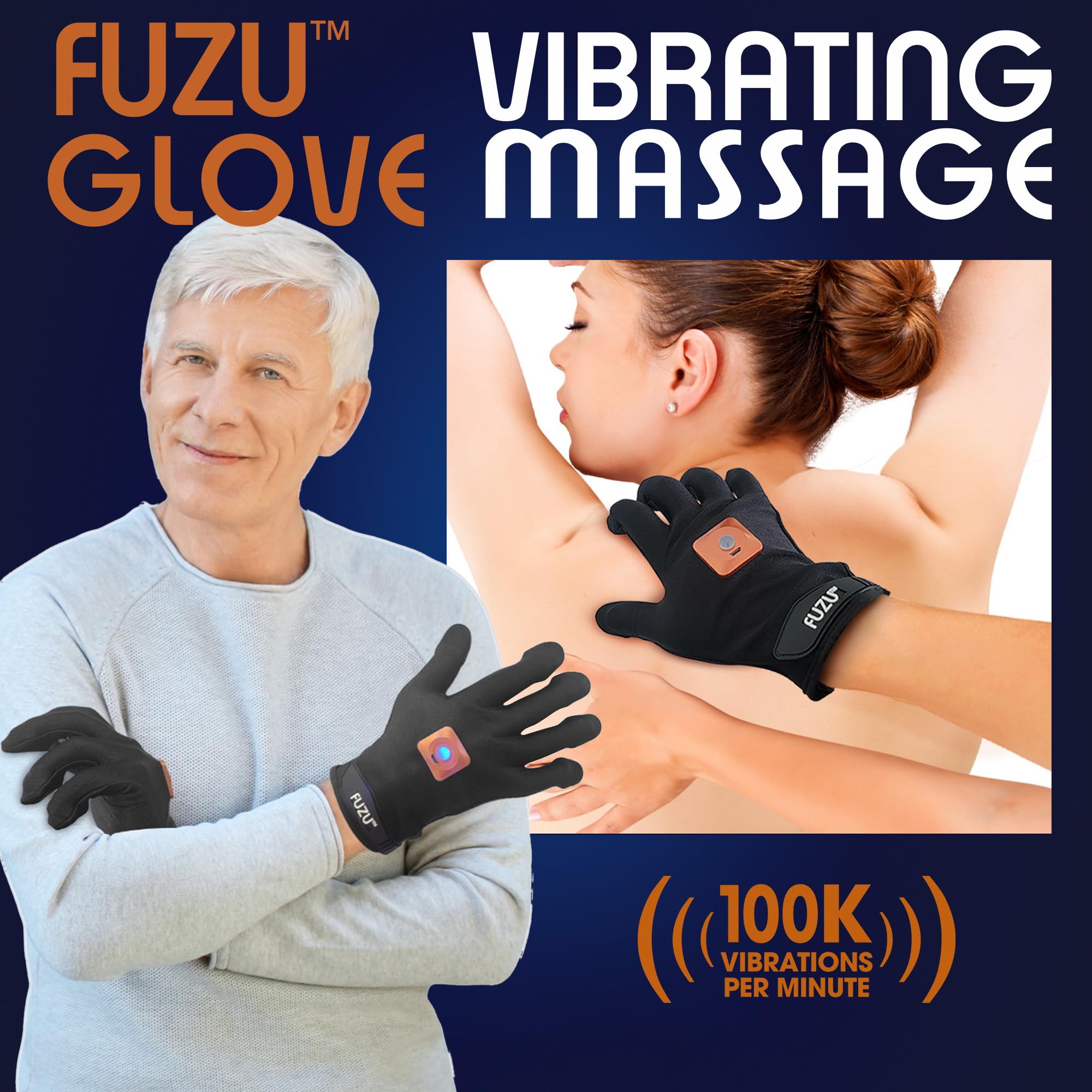 hand massage vibration Wireless Hand Massager with APP Control, Hand Wrist Finger Massager main image 1