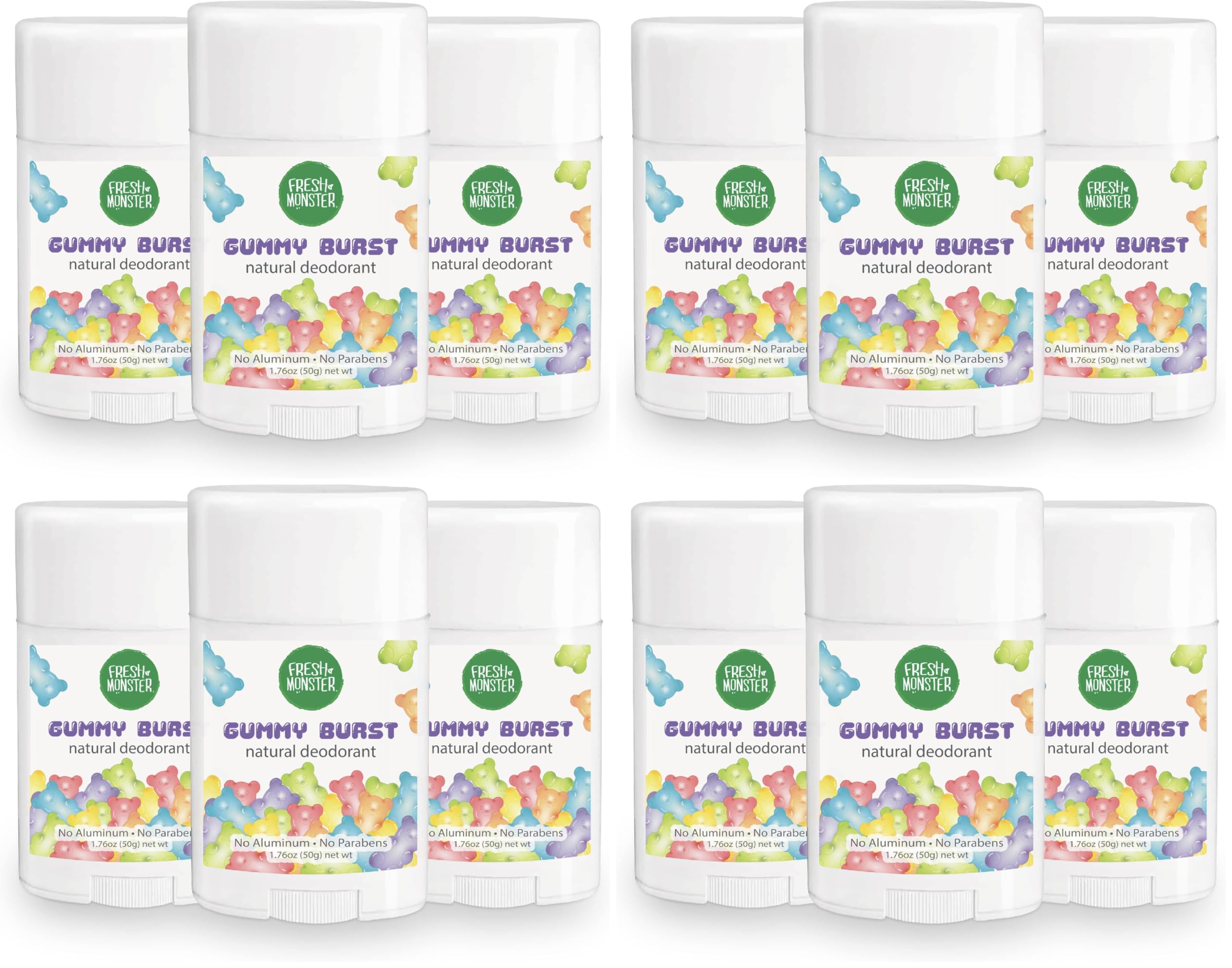 Fresh Monster Kids Deodorant - Gummy Burst -9