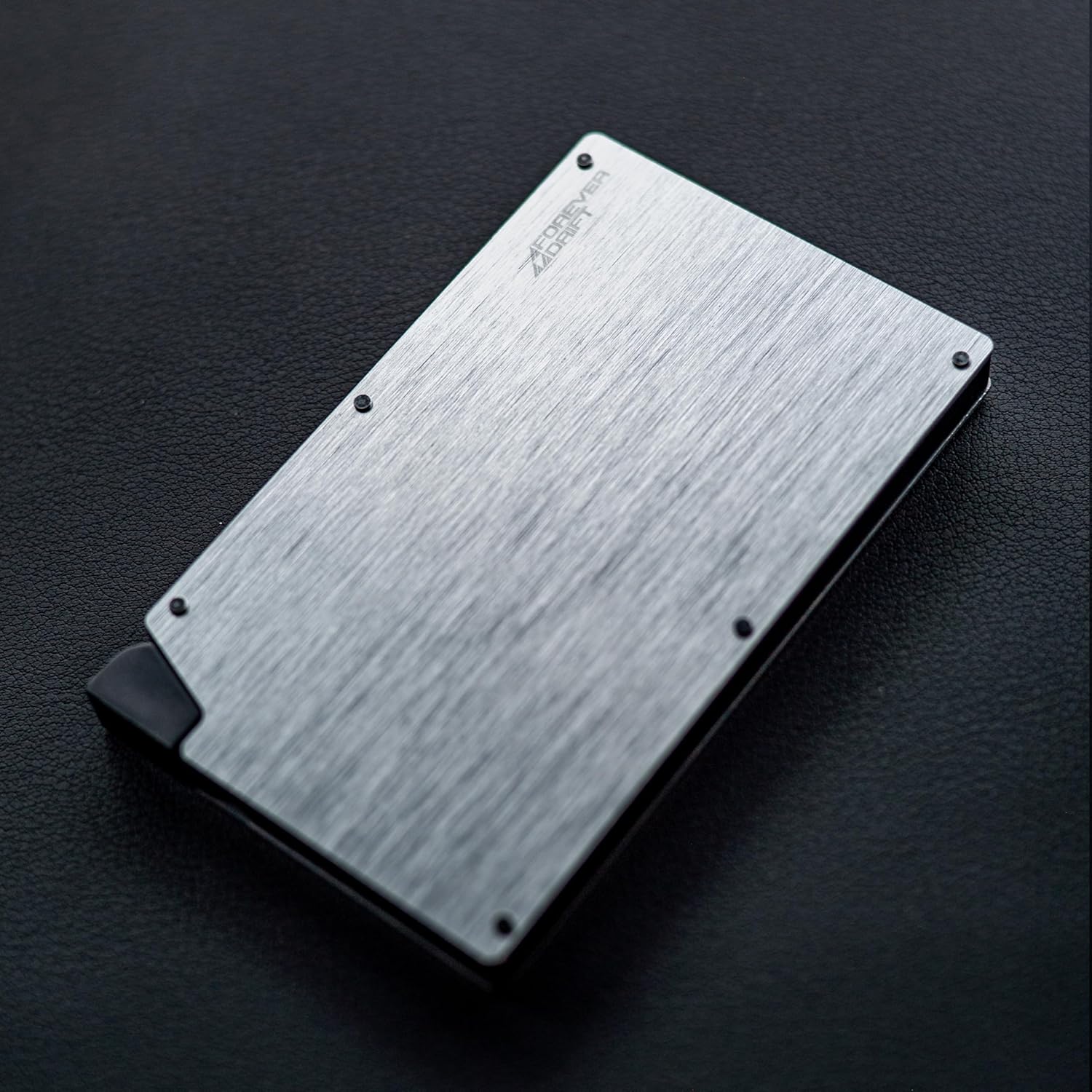 Pop Up Card Holder Slim Minimalist Metal RFID Blocking Wallet for Men or Women (Silver) - Image 5