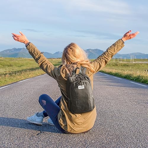 Miniatura 2 de G4Free Mini mochila de senderismo de 10L ligera pequeña mochila de viaje mochila de hombro mochila de día para hombres mujeres, Gris, Mochilas