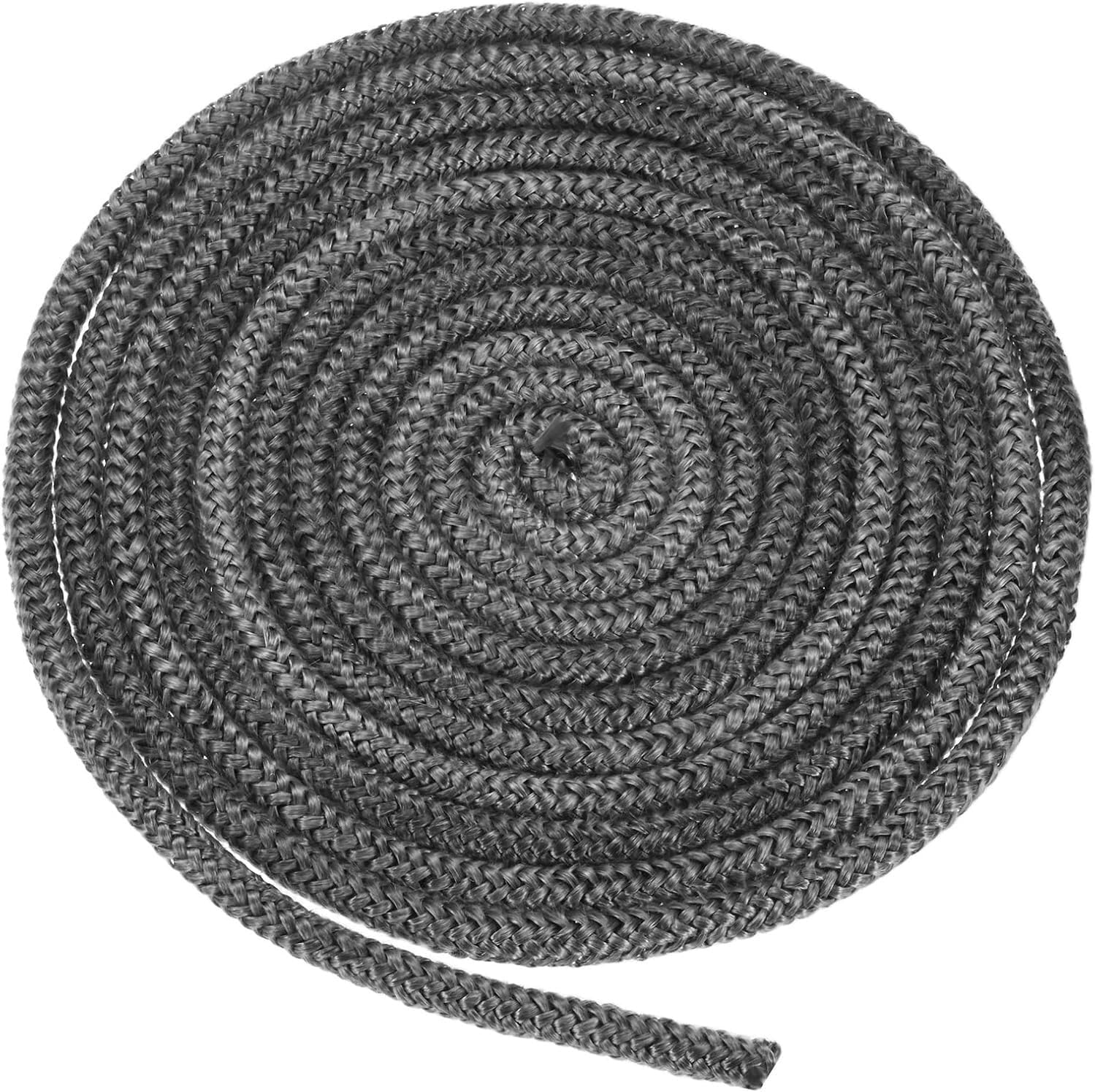High-Temperature Round Fiberglass Gasket Rope for Wood Stoves & Fireplaces - 1022°F Heat Resistant Seal(White,11/20inx86.6in)