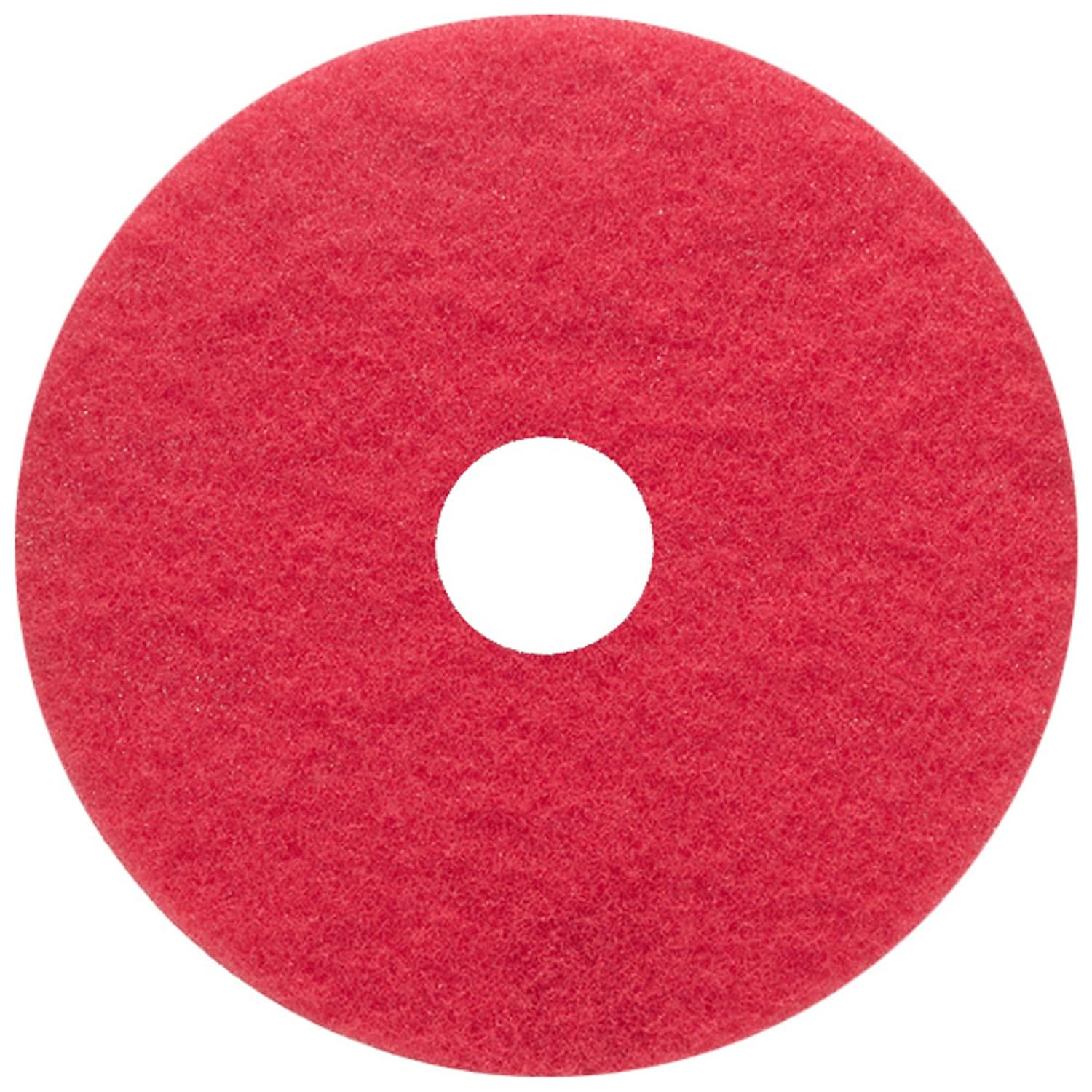 Virginia Abrasives 416-50170 17 x 1 in. Thick Nylon Floor Maintenance Pad - Red, Pack of 5