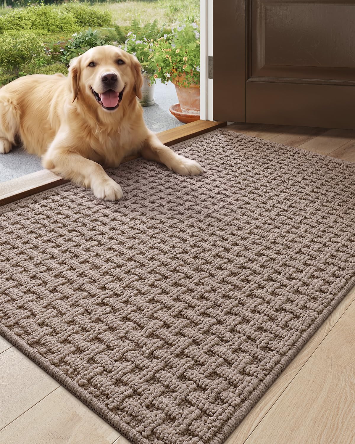 Amazon.com : DEXI Washable Door Mat Indoor Entrance, 24x36 Dirt