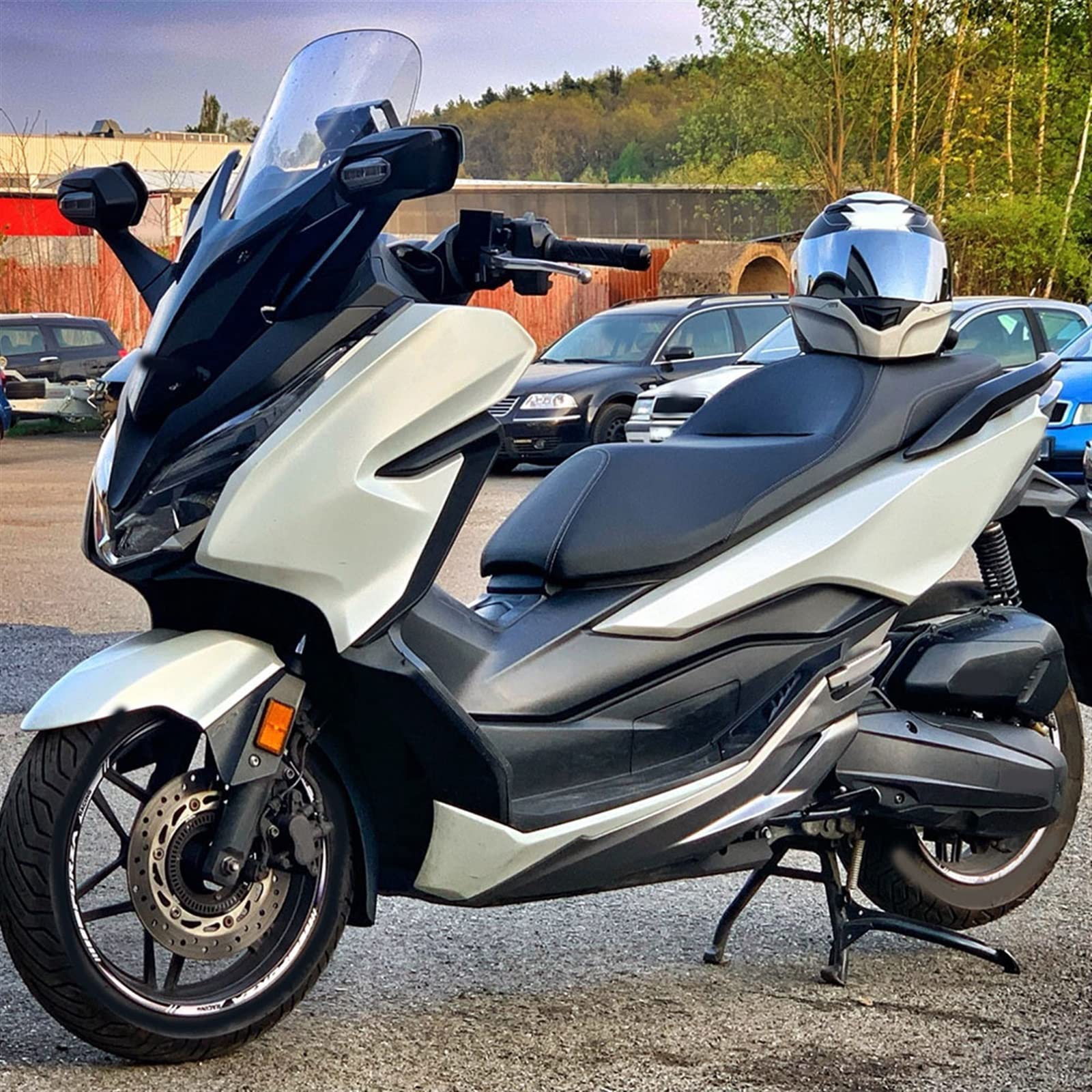 Accesorios Reflectantes para Honda Forza 125 250 300 350 750 NSS350 Pegatina De Rueda Dentro De Calcomanías De Buje Cinta De Rayas De Llanta (Color : 17Inch and 15Inch 5)