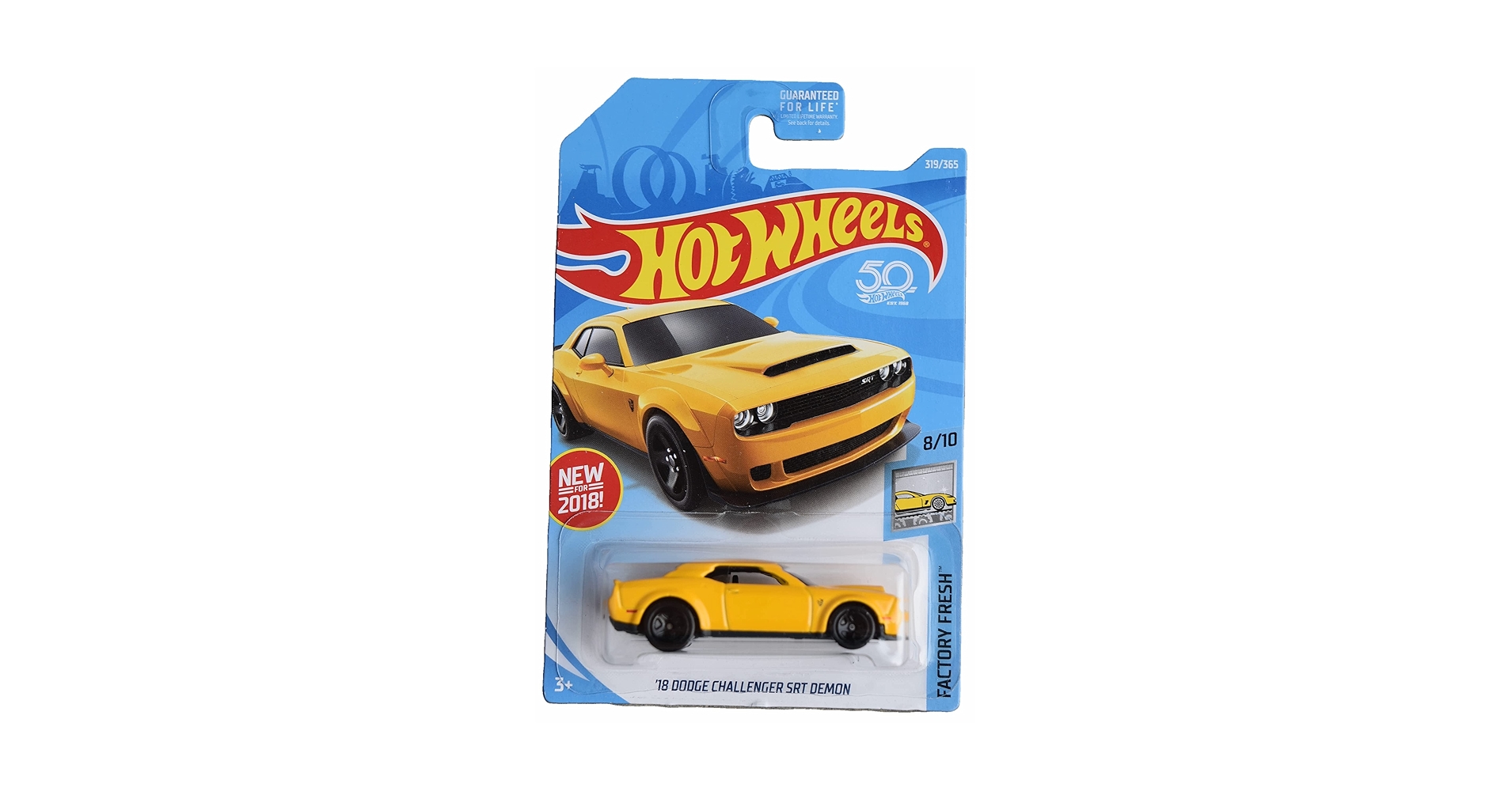 ホットウィール　STH DODGE CHALLENGER SRT DEMON 2020 Hot Wheels Super Treasure Hunt STH # '18 Dodge