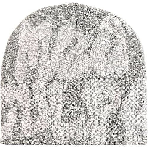 TaowaveWomen Beanie Y2k Hat,MEA Culpa Graphic Beanies Designs,Winter Hat Knit