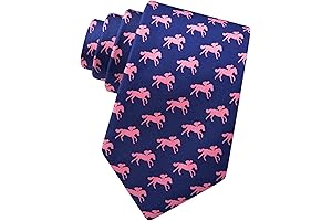 Men's 100% Silk Kentucky Derby Photo Finish Horse Race Racing Tie Necktie