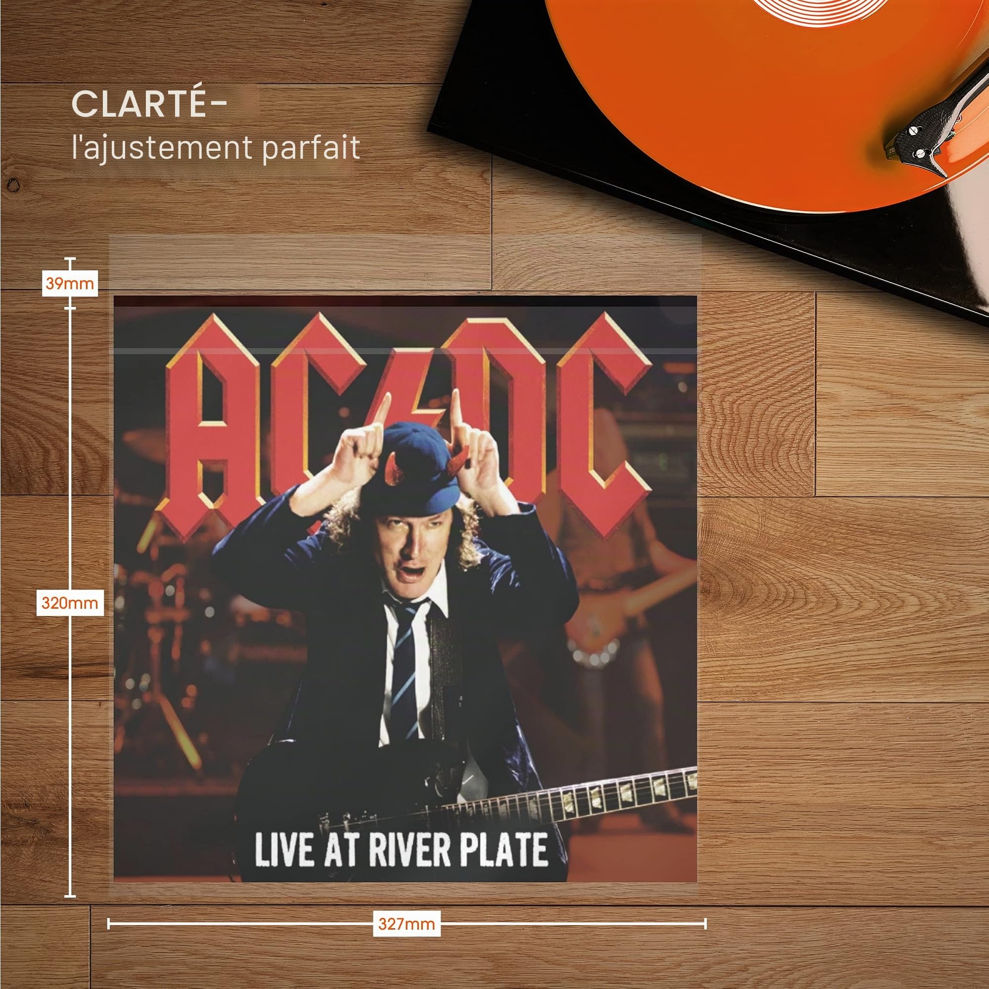 50x Triple Pochettes Vinyle 33 Tours | pour Plupart des LP 2-3 Gatefold | Super Clair Et Refermable