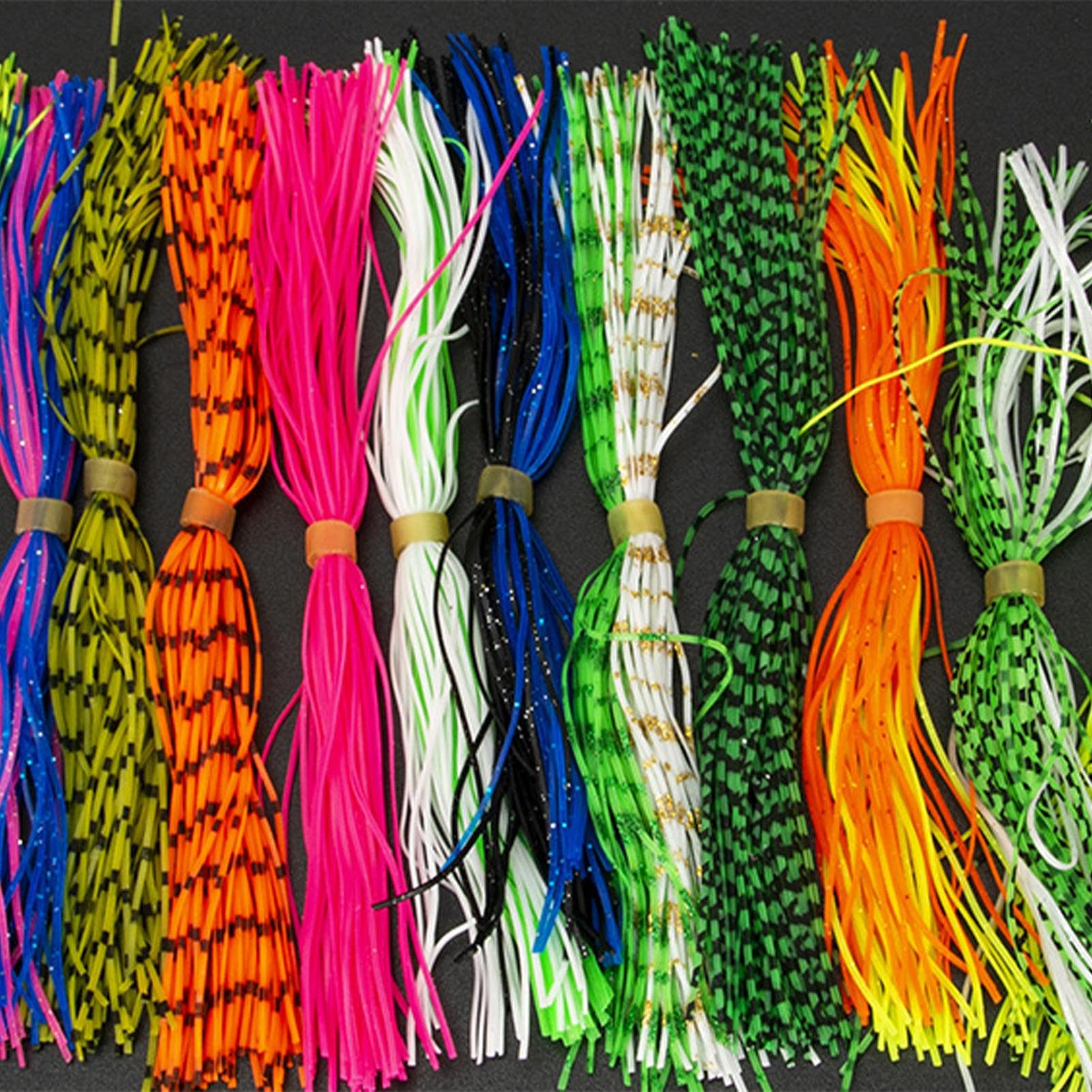 Baitfish – jupes en Silicone, paquet de Buzzbait, largeur de
