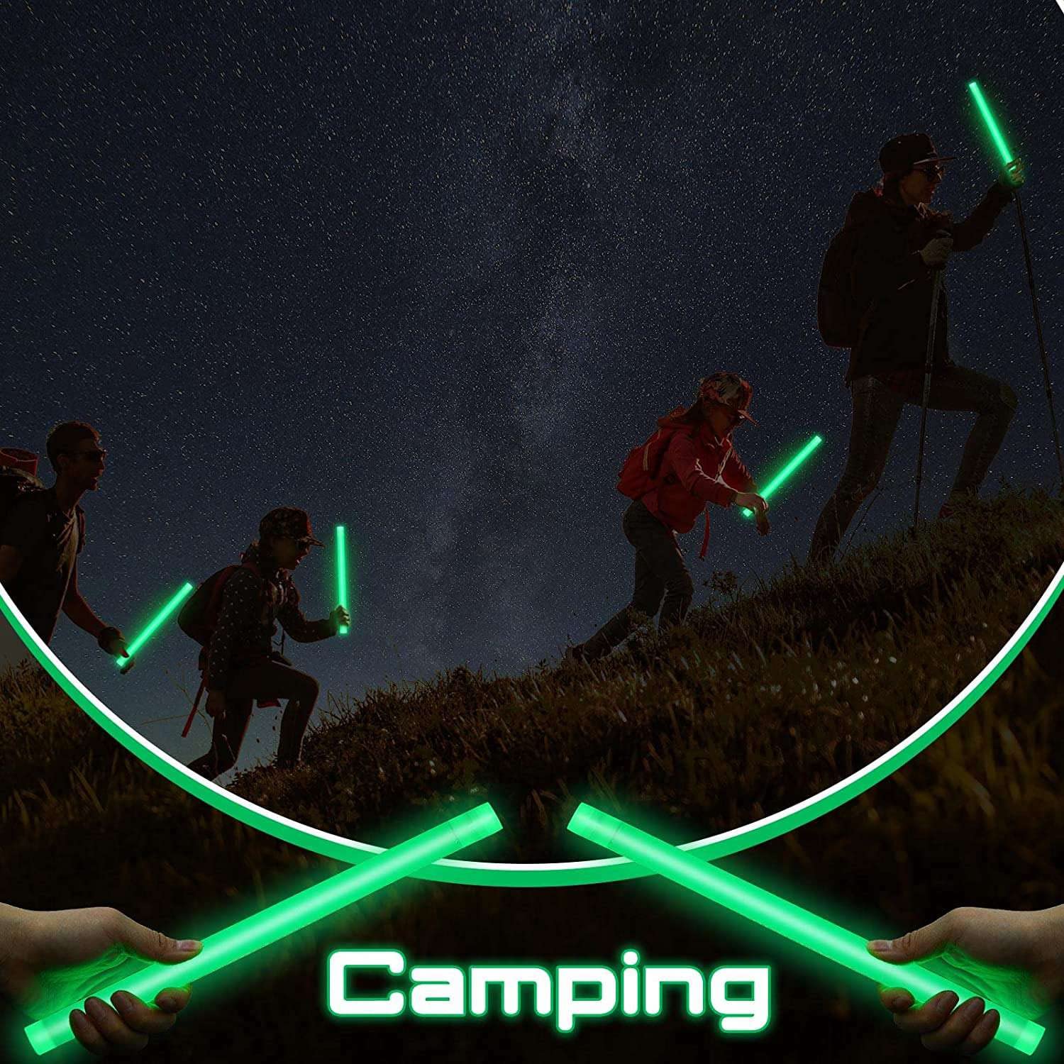10 Barras Luminosas de Emergencia de 12 Pulgadas para Acampar, Huracanes, Terremotos, Accesorios para Conciertos
