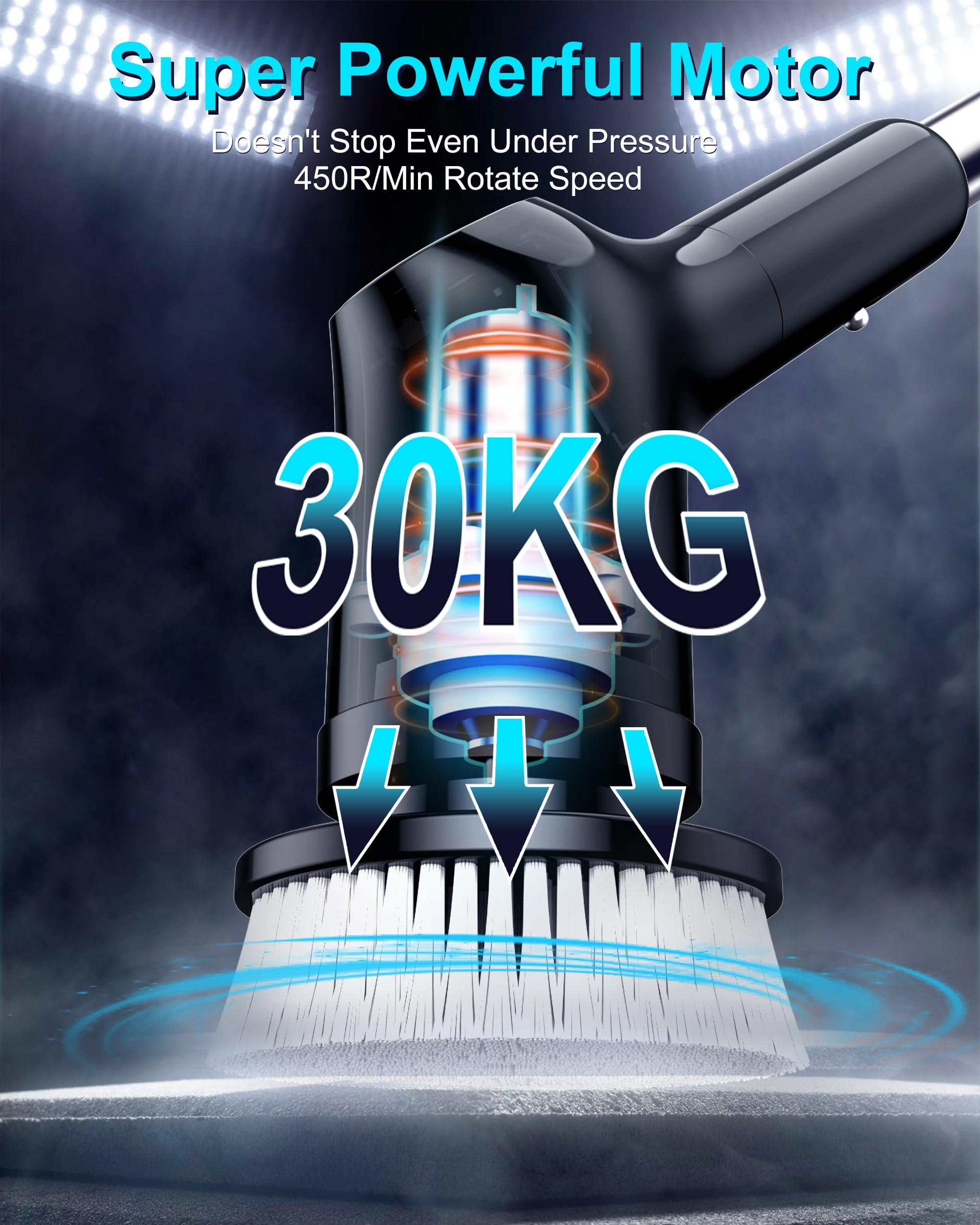 Electric Spin Scrubber - Powerful Bathroom Cleaning -2