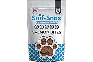 Snif-Snax® Human Grade Dog Treats - All-Natural Smoked Salmon & Sweet Potato Bites