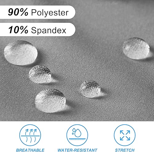 Miniatura 6 de M MAROAUT Pantalones cargo de senderismo para hombre ligeros elásticos para trabajo impermeables con bolsillos