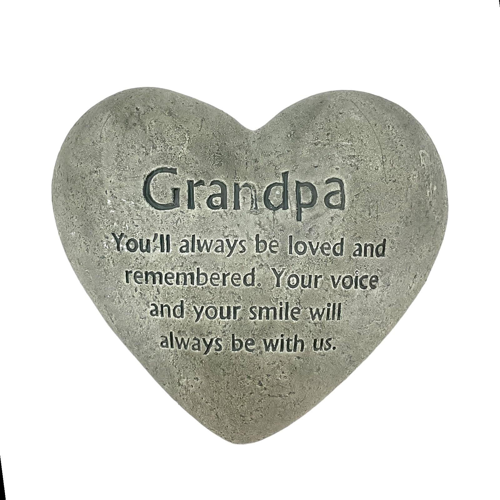 The Gerson Companies Heart Shaped Memorial Stone (Grandad)