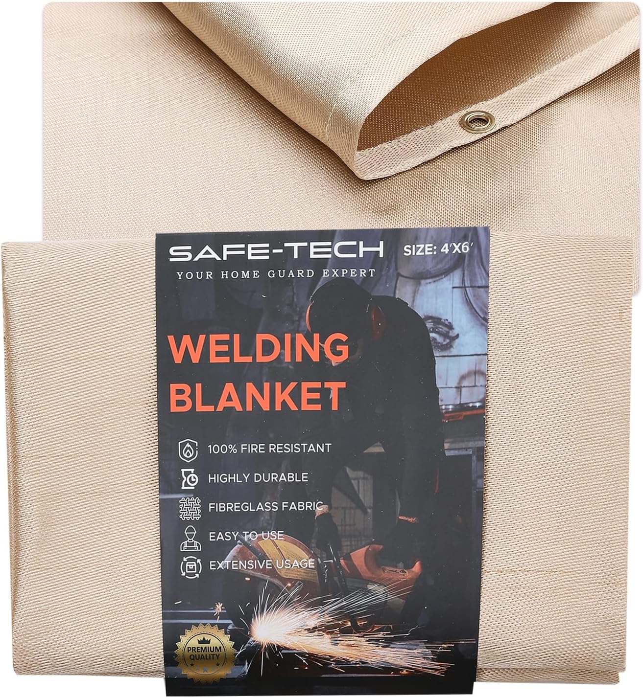 Fiberglass Fire Blanket, Size: 1.8M X 1.8M (Lxw) At ₹ 980/piece In Phagwara - Foto 10